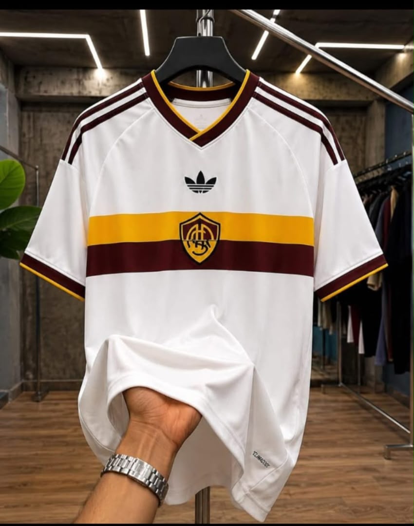 AS Roma White Retro Jersey