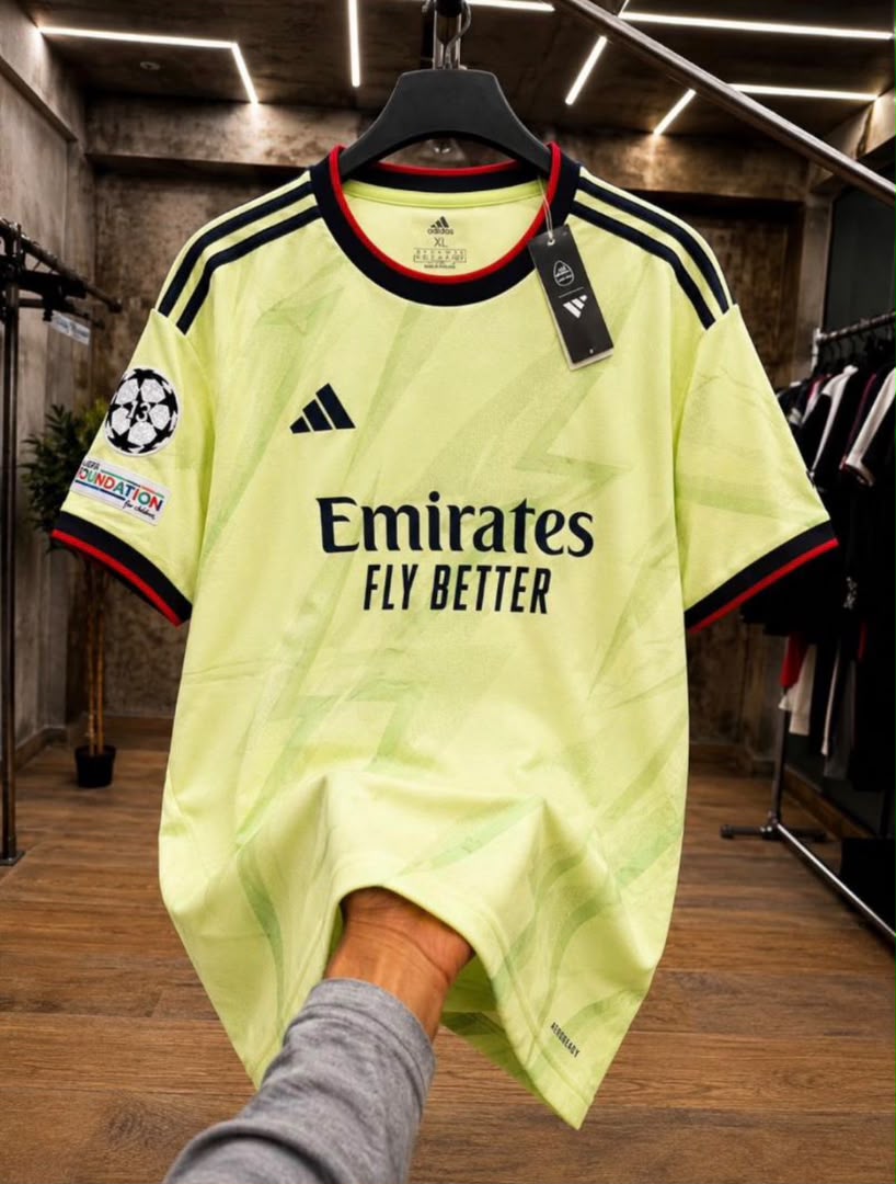 Arsenal 2024/25 Away Jersey – Yellow
