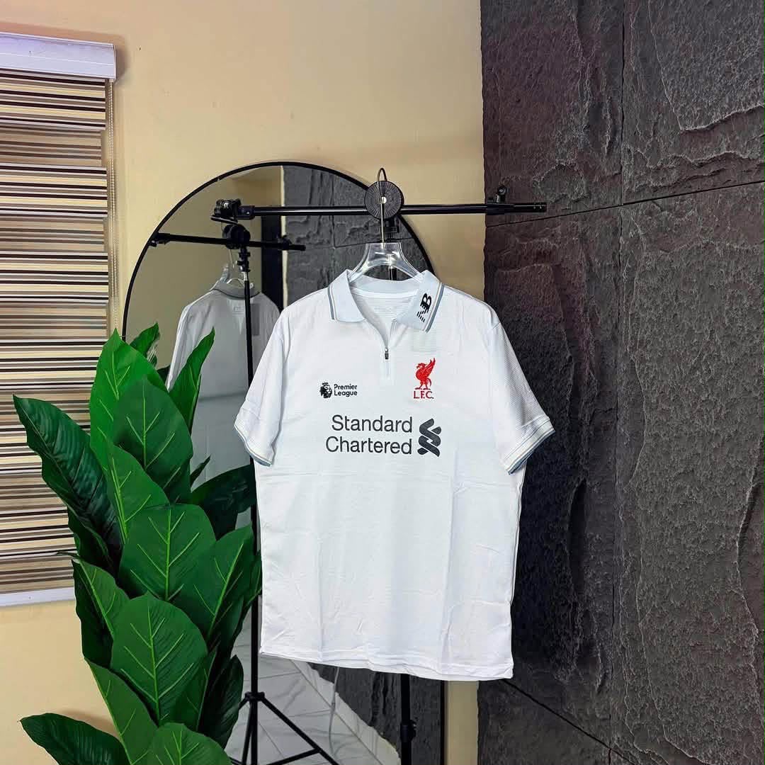 Liverpool 2024/25 White Polo Jersey