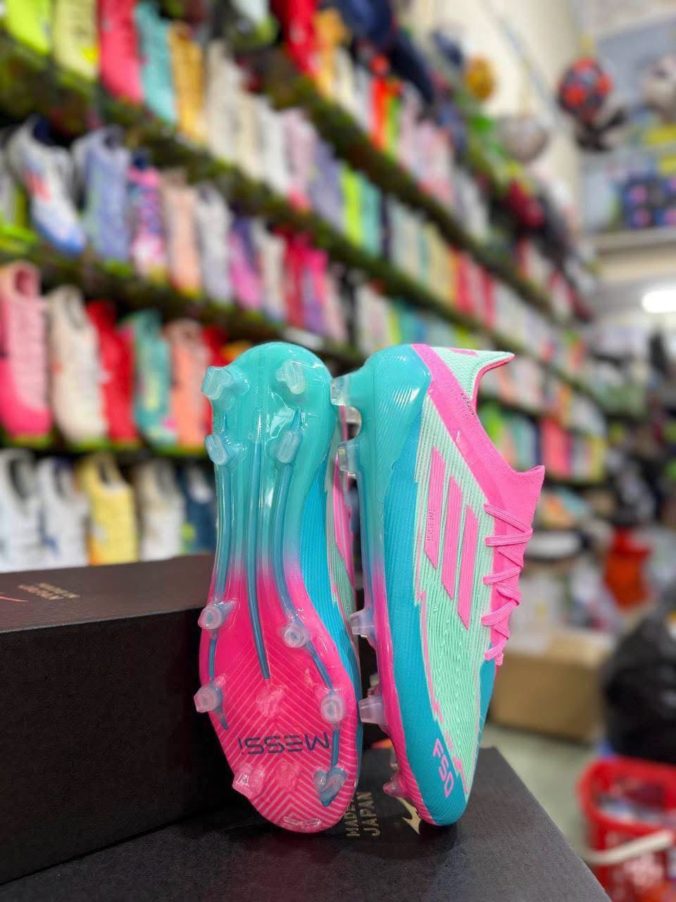 Adidas F50 Elite FG Football Boots – Aqua Pink