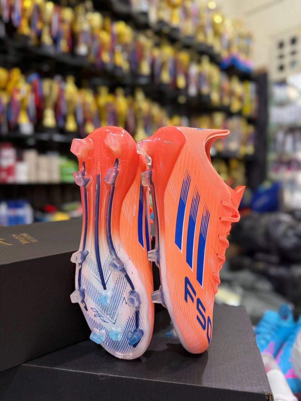 Adidas F50 Elite FG Football Boots - Coral Orange